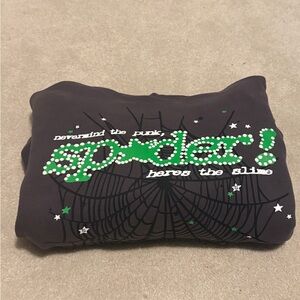 Gray Spider Graphic Men's Jacket